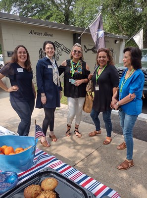 Honorary Partner ceremony for TX VVA Chapter 932 by the Mary Tyler NSDAR.