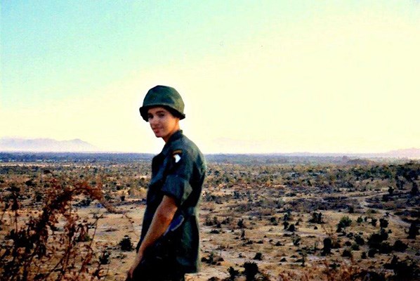 Overlooking the frontier.  Phan Rang RVN  Jan 1968 During Tet &#39;68.
