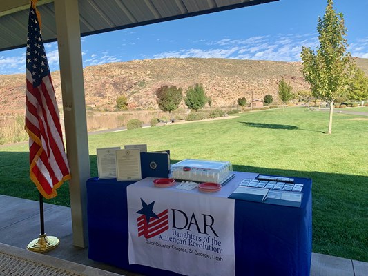 Honorary Partner ceremony for Utah VVA Chapter 961 by the Utah Color County Chapter NSDAR.