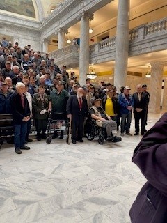 Honorary Partner ceremony for the Utah VVA State Council by the Utah Golden Spike Chapter NSDAR.