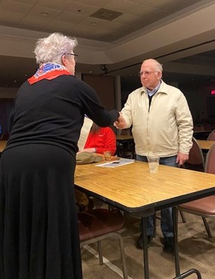 Honorary Partner ceremony for VT VVA Chapter 843 by the VT Battleboro Chapter NSDAR.