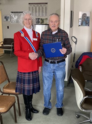 Honorary Partner ceremony for the VT VVA State Council by the VT State Society NSDAR.