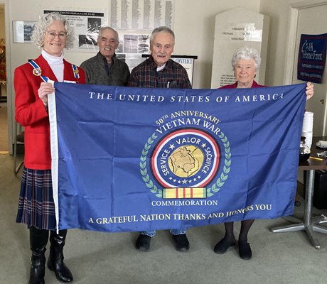 Honorary Partner ceremony for the VT VVA State Council by the VT State Society NSDAR.