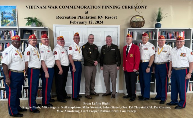 Vietnam War Commemoration Pinning Ceremony
