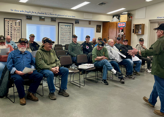 Honorary Partner ceremony for WI VVA Chapter 101 by members of the WI Ah Dah Wa Gam Chapter NSDAR