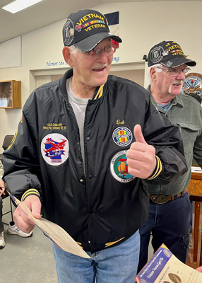 Honorary Partner ceremony for WI VVA Chapter 101 by members of the WI Ah Dah Wa Gam Chapter NSDAR