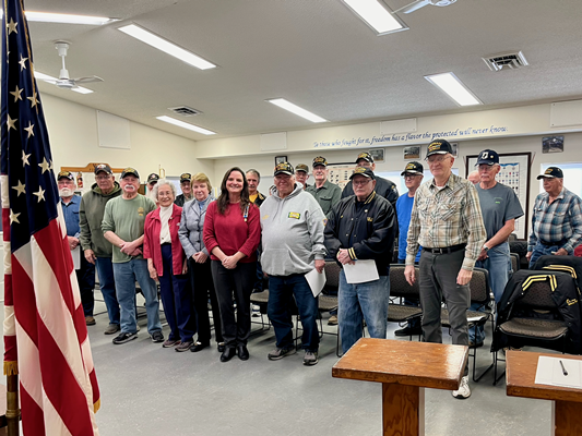 Honorary Partner ceremony for WI VVA Chapter 101 by members of the WI Ah Dah Wa Gam Chapter NSDAR