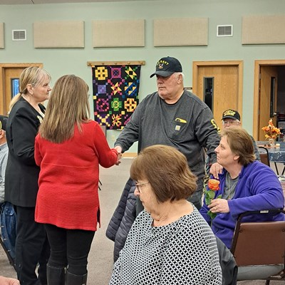 Honorary Partner ceremony for WI VVA Chapter 1130 by the WI Lake Superior Chapter NSDAR.