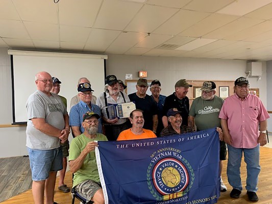 Honorary Partner ceremony for WI VVA Chapters 221 &#38;  729 by the WI Fay Robinson Chapter NSDAR. 