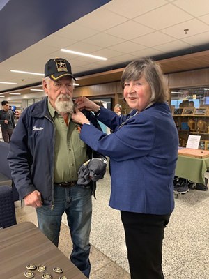 Honorary Partner ceremony for WI VVA Chapters 221 &#38;  729 by the WI Fay Robinson Chapter NSDAR. 