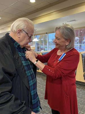 Honorary Partner ceremony for WI VVA Chapters 221 &#38;  729 by the WI Fay Robinson Chapter NSDAR. 