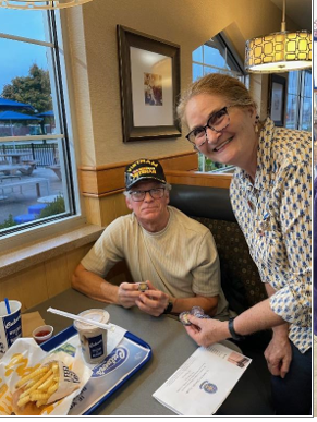 Honorary Partner ceremony for WI VVA Chapter 618 by the WI Plymouth Chapter NSDAR. 