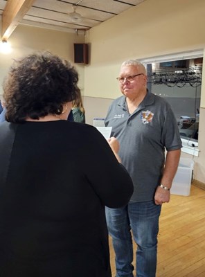 Honorary Partner ceremony for WI VVA Chapter 635 by members of the WI Oconomowoc Chapter NSDAR.