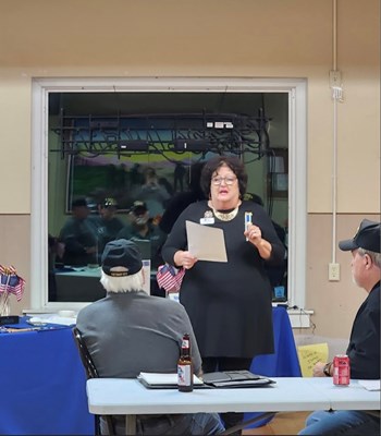 Honorary Partner ceremony for WI VVA Chapter 635 by members of the WI Oconomowoc Chapter NSDAR.