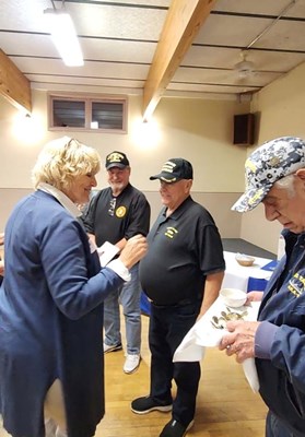 Honorary Partner ceremony for WI VVA Chapter 635 by members of the WI Oconomowoc Chapter NSDAR.