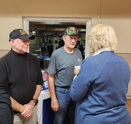 Honorary Partner ceremony for WI VVA Chapter 635 by members of the WI Oconomowoc Chapter NSDAR.