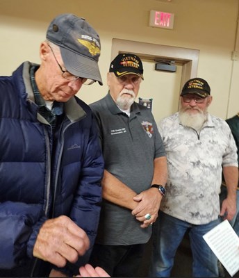 Honorary Partner ceremony for WI VVA Chapter 635 by members of the WI Oconomowoc Chapter NSDAR.