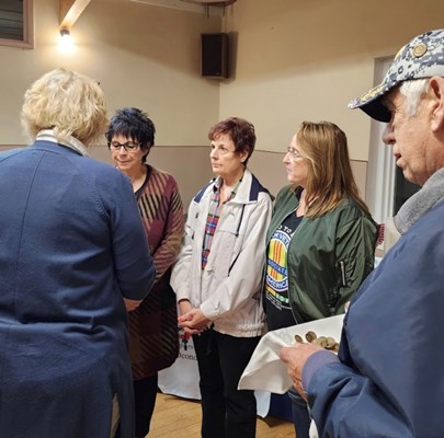 Honorary Partner ceremony for WI VVA Chapter 635 by members of the WI Oconomowoc Chapter NSDAR.