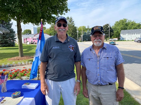 Honorary Partner ceremony for WI VVA Chapter 635 by members of the WI Oconomowoc Chapter NSDAR.
