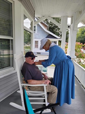Honorary Partner ceremony for WI VVA Chapter 635 by members of the WI Oconomowoc Chapter NSDAR.