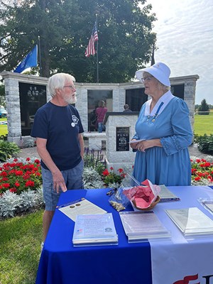 Honorary Partner ceremony for WI VVA Chapter 635 by members of the WI Oconomowoc Chapter NSDAR.