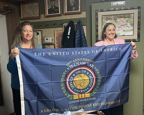 Honorary Partner ceremony for WI VVA Chapter 921 by the Mary Worrell Knight Chapter NSDAR.