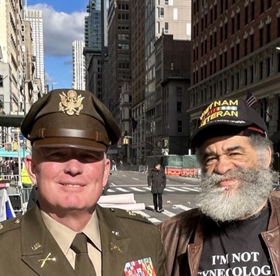2023 NYC Veteran&#39;s Day photo taken along the parade route.
