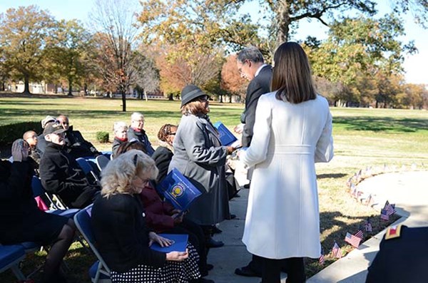 Ft. Belvoir, VA, November 11, 2013 -- During Fort Belvoir&#8217;s Veterans Day Observance, Major General U