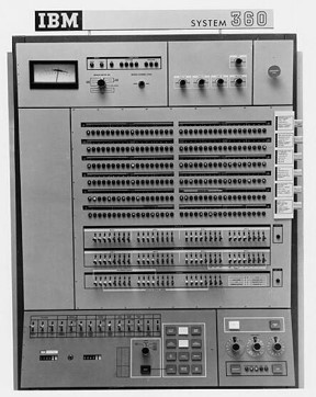 IBM System/360 Model 65 Operator’s console. The Infiltration Surveillance Center (ISC) housed two of