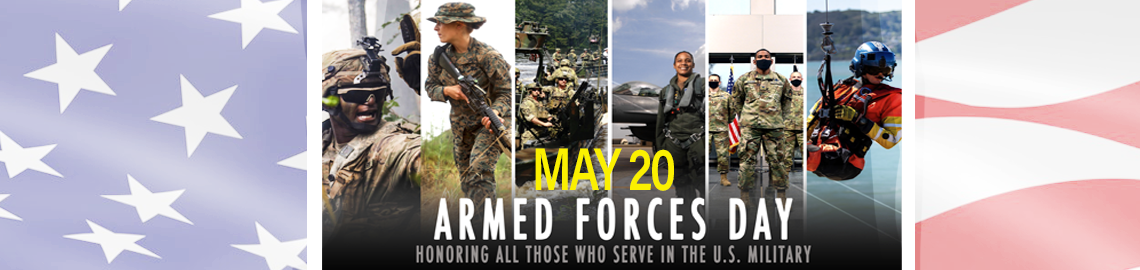 Armed Forces Day slide - May 2024