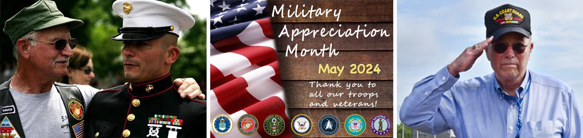 2024 May Military Appreciation Month slide