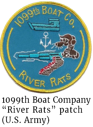1099th Boat Company “River Rats” patch (U.S. Army)