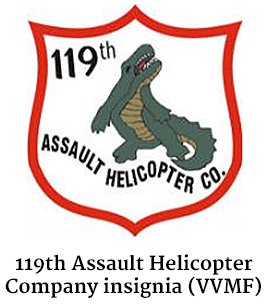 119th Assault Helicopter Company insignia (VVMF)