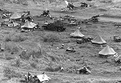 155mm Howitzer battery during Operation HAWTHORNE