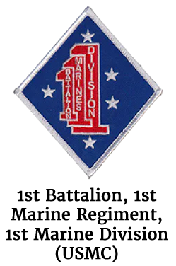 Graphic of the 1st Battalion, 1st Marine Regiment, 1st Marine Division (USMC)