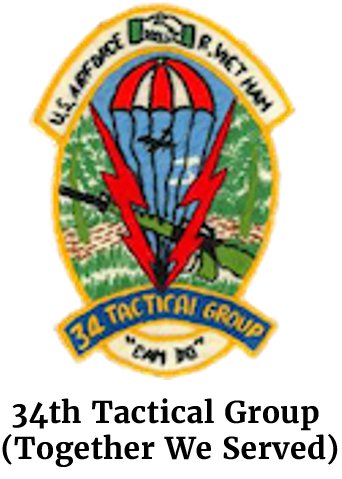 Patch of the 34th Tactical Group (Together We Served)