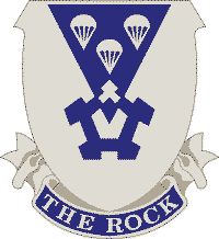 The 503rd Infantry Regiment Distinctive Unit insignia of the U.S. Army. (U.S. Army)