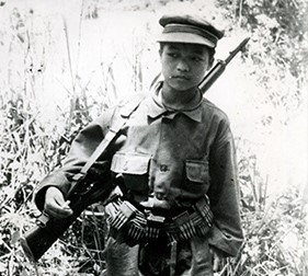 A Hmong soldier