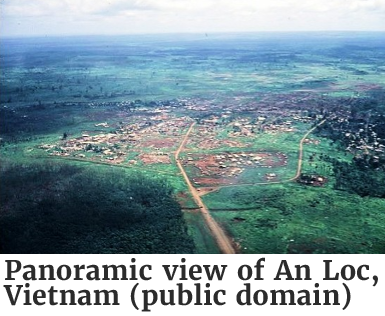 Panoramic view of An Loc, Vietnam (public domain)