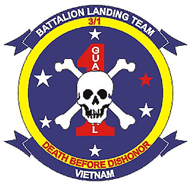 BLT 3/1 Marines decal (USMC)