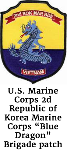U.S. Marine Corps 2d Republic of Korea Marine Corps “Blue Dragon” Brigade patch