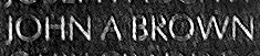 Engraved name on The Wall of Staff Sergeant John Alphonzo Brown, U.S. Army