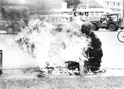 Buddhist Monk Self-Immolates