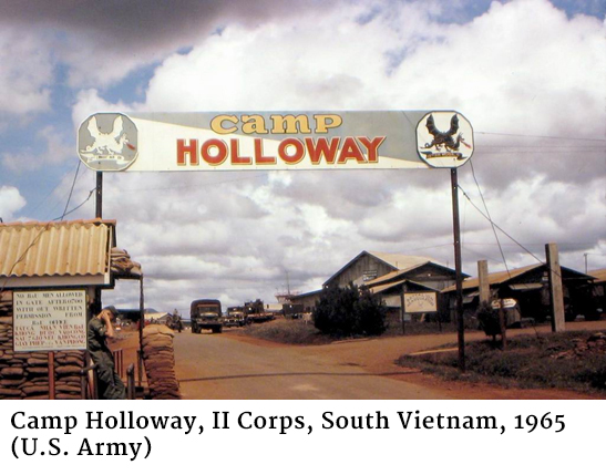 Photo of Camp Holloway, II Corps, South Vietnam, 1965 (U.S. Army)