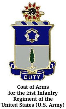 Coat of Arms for the 21st Infantry Regiment of the United States (U.S. Army)