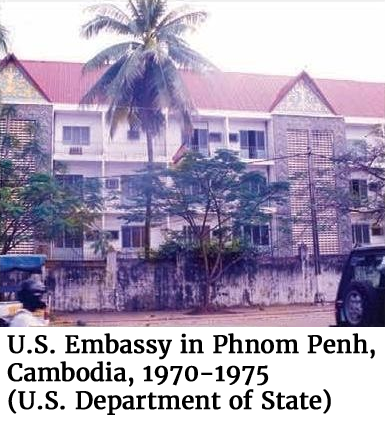 Photo provided by the U.S. Department of State of the U.S. Embassy in Phnom Penh, Cambodia, 1970-1975.