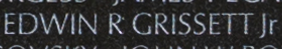 Edwin Russell Grissett, Jr.'s name inscribed on The Wall.