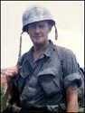 Gunnery Sergeant Harold Eugene Morrow in the field, unknown date. (VVMF)