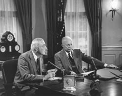 John Foster Dulles and Dwight D. Eisenhower