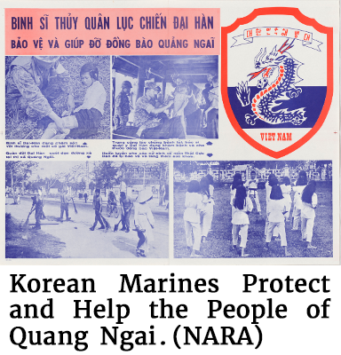 Korean Marines Protect and Help the People of Quang Ngai. (NARA)